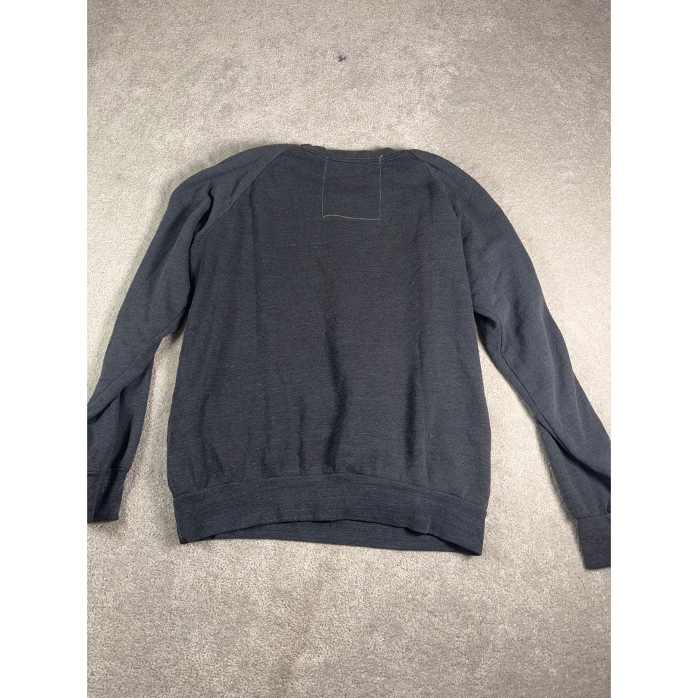 Aviator Nation 5 Stripe Crew Sweatshirt Gray Rainbow Made USA Size M - Picture 7 of 7